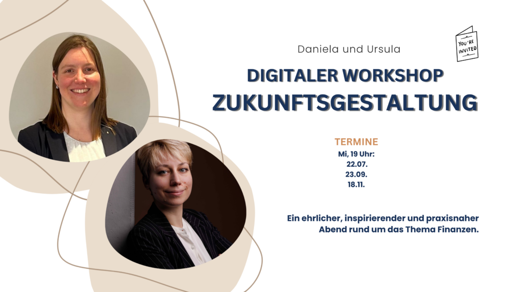 Digitaler Workshop Zukunftsgestaltung mit Daniela & Ursula